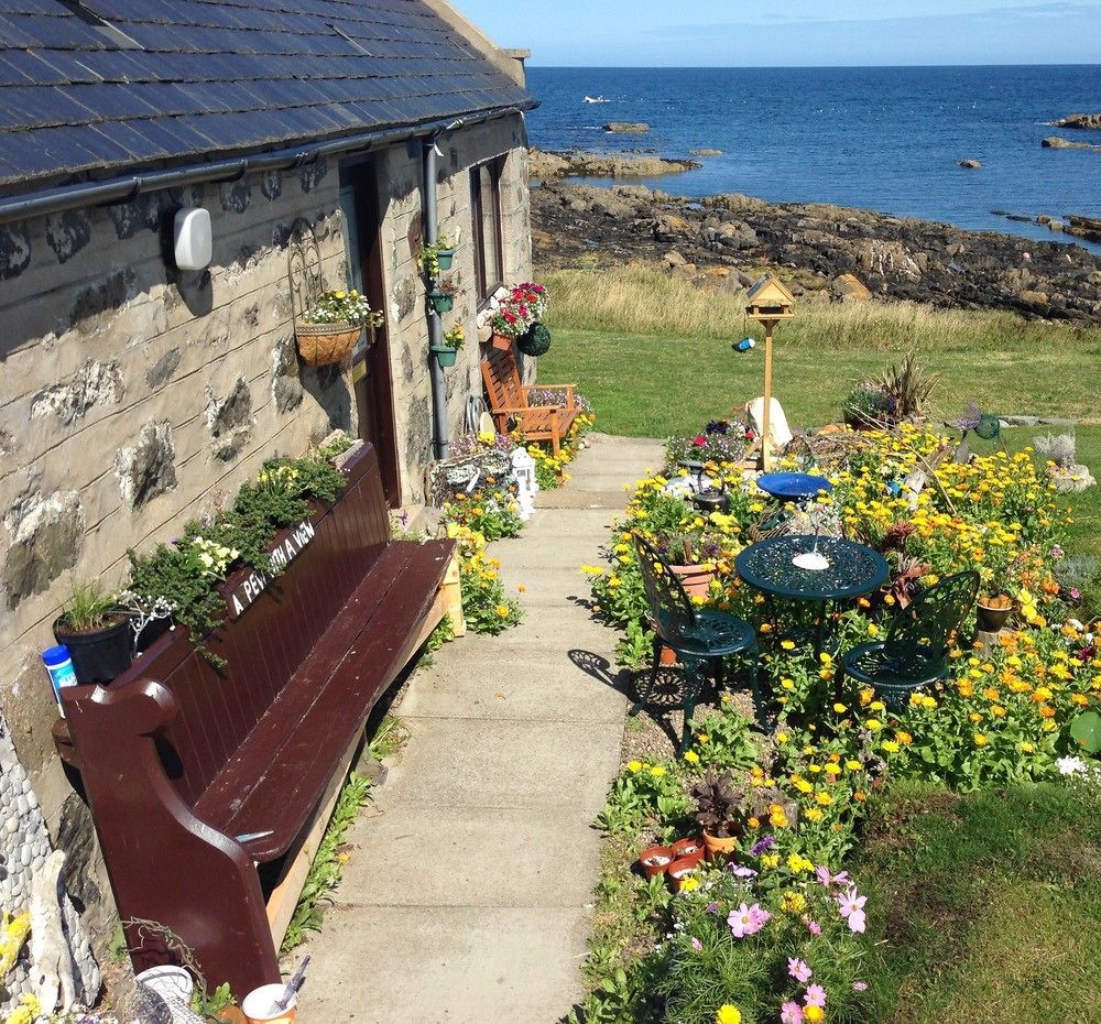 Pew With A View - Seafront Cottages Rosehearty Exteriör bild